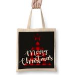 Humuts Yılbaşı Yeni Yıl Konseptli Merry Christmas 015 Bez Çanta