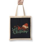 Humuts Yılbaşı Yeni Yıl Konseptli Merry Christmas 05 Bez Çanta