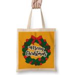 Humuts Yılbaşı Yeni Yıl Konseptli Merry Christmas 09 Bez Çanta