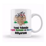 Humuts Yılbaşı Yeni Yıl Konseptli Mutlu Yıllar Hediye 012 Kupa