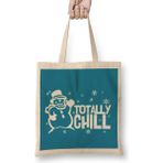 Humuts Yılbaşı Yeni Yıl Konseptli Totally Chill Holiday Bez Kadın Günlük Çanta