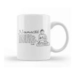 Humuts Yoga Namaste Yazı Meditasyon 01 Kupa