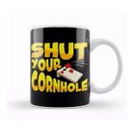 Humuts You Shuck at Cornhole Cute Funny Shut Your Cornhole Bean Bag Tossing Kupa