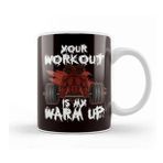 Humuts Your Workout My Warm Up Barbell Bodybuilding Weightlifting Kupa Bardak