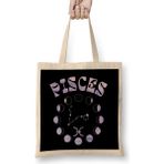 Humuts Zodiac Sign Pisces Bez Uzun Saplı Açık Bej Rengi Çanta