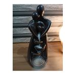 HUNATASARIM Modern Sarılan Sevgili (Titanik) Geri Akış Tütsülük (Boy; 18 cm, Çap; 10 cm)