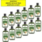 Hunca Care Biberiye & Yulaf Özlü Şampuan, Saç Dökülmesine Karşı Yardımcı 485 ml 12'li Paket