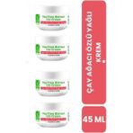 Hunca Çay Ağacı Özlü Yağlı Krem 4lü Avantaj Paket