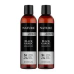 Huncalife Nature Siyah Sarımsaklı Dökülme Karşıtı Besleyici ve Onarıcı 2x350 ml Şampuan