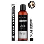 Huncalife Nature Siyah Sarımsaklı Dökülme Karşıtı Besleyici ve Onarıcı 350 ml Şampuan