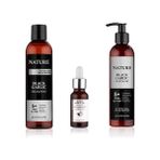 Huncalıfe Siyah Sarımsaklı Şampuan 350 ml + Siyah Sarımsaklı Saç Maskesi 250 ml + Sarımsak Yağı 20 ml