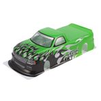 Hundnsney 1/10 RC Auto T-10 PVC boyalı karoser 1/10 RC Auto Truck Genişlik 205 mm dingil mesafesi 255 mm, yeşil