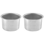 Hundnsney 2 Adet 51 mm 4 Fincan Filtre Yedek Filtre Sepeti Kahve için Altsız Porta Filtre EC680 / EC685 Espresso için