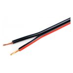 Hünka H03VH-H Siyah 2 x 0,75 mm Bitişik Yassı Kordon Hoparlör Kablosu