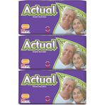 Hünnap Actual Yetişkin Hasta Bezi Bel Bantlı S, Küçük Boy, 50-90 cm, 90 Adet (3 Paket)
