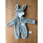 Hunny Kids Tavşan Kulaklı Bebek Wellsoft Tulum - Açık Yeşil - 1 Yaş