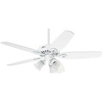 Hunter Builders Plus Beyaz 132 cm Aydınlatmalı Tavan Vantilatörü