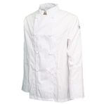Hunter Erkek Aşçı Önlüğü Şef pamuk Beyaz düğüm klasik takım elbise, XS-XXL Medium