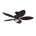 Hunter Fan Bayview Çağdaş Bronz 137 cm Angra Aydınlatmalı Siyah Dış Mekan Tavan Vantilatörü