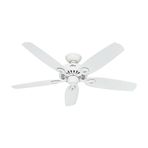 Hunter Fan Builders Elite Beyaz 132 cm Tavan Vantilatörü