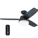 Hunter Fan Galileo Alfa Bronz 122 cm Aydınlatmalı Uzaktan Kumandalı Tavan Vantilatörü