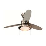 Hunter Fan Merced Fırçalanmış Nikel 112 cm Aydınlatmalı Tavan Vantilatörü