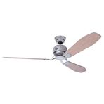 Hunter Fan Tribeca Fırçalanmış Nikel 152 cm Uzaktan Kumandalı Tavan Vantilatörü