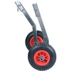 Hunter Nature Bot Taşıma Tekeri Çiftli - Krom