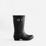Hunter Originals Çocuk Siyah Bot Hfrj0017252-Blk Su Geçirmez Doğal Kauçuk Mat Yüzey