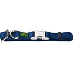 HUNTER Vario Basic alüminyum strong tasma, köpek tasması, naylon, alüminyum geçme kilit, M, deniz mavisi
