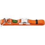 HUNTER Vario Basic alüminyum strong tasma, köpek tasması, naylon, alüminyum geçme kilit, M, turuncu
