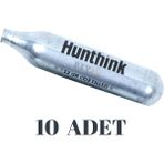 Hunthink HUNTHINK12GR Co2 Hava Tüp 10 Adet Bey Av - Gümüş