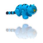 Huntrix (Huntr/x) Derpy Tiger 10 cm Kaliteli LOY3D Baskı, Boya Yok, Oynar Eklem - Mavi