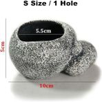 Huoxun Shop A 1 Delik Stili Boyut Isteğe Bağlı Yaratıcı Akvaryum Dekorasyonu Bitki Bonsai Taş Saksı Balık Tankı Taş Dekorasyon Mağara Için Balık Yetiştiricisi Bonsai Barınak Filtre (Yurt Dışından)