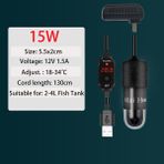 Huoxun Shop A 15W Tarzı Süper Mini USB Isıtıcı Dijital LED Elektrikli Isıtma Çubukları Nano Balık Kaplumbağa Tankı Düşük Voltaj Isıtma Çubuğu Hızlı Sıcaklık Artışı (Yurt Dışından)