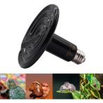 Huoxun Shop A 200W Siyah Stil Seramik Sürüngen Isı Lambası Kertenkele Isı Ampulü Yayan Isıtıcı (Yurt Dışından)