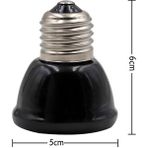 Huoxun Shop A 220V 100W Tarzı E27 Pet Isıtma Lambası Mini Kızılötesi Seramik Isıtıcı Ampul Evcil Hayvanlar Kaplumbağa Isıtma Işık Kutusu Isıtıcı Işık Ampuller (Yurt Dışından)