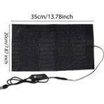 Huoxun Shop A 35X20CM Tarzı Isıtma Sıcak Ped Ayarlanabilir Sıcaklık Kontrol Cihazı Inkübatör Mat Araçları Terrarium Sürüngenler Isıtılmış Isı Pedleri 9W Tırmanma Evcil Hayvan Pedleri (Yurt Dışından)