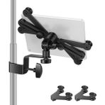 Huoxun Shop A 7-14 Inç Tutucu Stili Neewer 6-Inç Ayarlanabilir Tablet Tutucu Montaj ve 360 Derece Dönebilen Kelepçe Mikrofon Standı Için Ipad, iPad Pro, iPad Air Google - (Yurt Dışından)