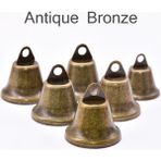 Huoxun Shop A Antik Bronz Tarzı 22 mm 1 Adet Kendin Yap Sürüngelenler Çiftlik Inek At Koyun Ekipmanı Kaybı Önleme Çiftlik Hayvanı Çanlar Saf Bakır Malzeme Net Yüksek Sesli (Yurt Dışından)