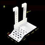 Huoxun Shop A Beyaz Stil Akrilik Kaplumbağa Kurutma Platformu Brezilya Su Kaplumbağası Yüzen Adası Kaplumbağa Tankı Akvaryum Amfibi Kanca Kurutma Platformu (Yurt Dışından) - 1