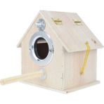 Huoxun Shop A Beyaz Stil M Beden Kuş Yuvası Güvercin Evi Ahşap Papağan Üreme Kutusu Açıkta Asılı Dekorasyon Sıcak Bahçe Barınağı Habitat (Yurt Dışından)
