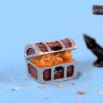 Huoxun Shop A C Stili Simülasyon Hazine Sandığı Kutusu Antika Yaratıcı Reçine Akvaryum Süsü Coins Case Figürler El Sanatları Hediye Aquarium Dekoru (Yurt Dışından) - Akvaryum dekorasyonu