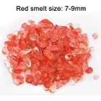 Huoxun Shop A Kırmızı Koku Tarzı 50 Gram 50G 100G Doğal Akvaryum Dekorasyon Taşı Balık Tankı Arka Plan Renkli Kristal Kaya Çakıl Ev Bahçe Dekor Aksesuarları (Yurt Dışından) - Akvaryum dekorasyonu