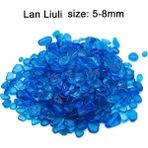 Huoxun Shop A Lan Luili Tarzı 50 Gram 50G 100G Doğal Akvaryum Dekorasyon Taşı Balık Tankı Arka Plan Renkli Kristal Kaya Çakıl Ev Bahçe Dekor Aksesuarları (Yurt Dışından)