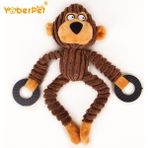 Huoxun Shop A Maymun Stili Köpekler Için Oyuncak Peluş Oyuncak Yumuşak Oyuncak Küçük Maymun Chew Toys Yavru Peluş Sesli Koyun Maymun Inek Dumb (Yurt Dışından)