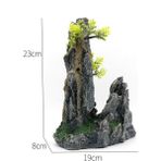 Huoxun Shop A No.2 Tarzı Süper Büyük Akvaryum Kaya Dekorasyonu Balık Tankı Peyzaj Yapay Reçine Süs Eşya Dekor Aquascape Arka Plan Aksesuarları (Yurt Dışından) - Akvaryum dekorasyonu