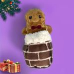Huoxun Shop A No.2 Tarzı Yeni Evcil Köpek Isırma Oyuncağı Noel Geyiği Zencefil Adam Köpek Kemirme Peluş Sesli Kukla Isırma Dayanıklı Evcil Hayvan Eğitim Malzemeleri (Yurt Dışından)
