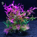 Huoxun Shop A No.9 Tarzı 8X14CM Akvaryum Yapay Dekor Bitkiler Simülasyon Su Yosun Süsü Balık Tankı Bitki Su Yosunu Akvaryum Çim Dekorasyon 14CM (Yurt Dışından)