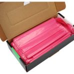 Huoxun Shop A Pembe Tarzı 100 Adet Veteriner Eldiven Hayvan Suni Tohumlama Uzun Kol Eldivenleri 95 cm Uzunluğunda, Ikili Duvar Kalınlığı (Yurt Dışından)